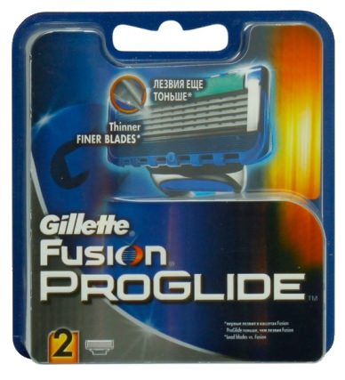 Джиллетт картридж 2шт Фьюжн Проглайд