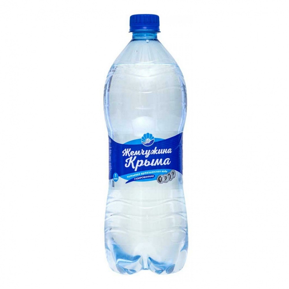Вода Жемчужина Крыма 1,0л Газированная пэт