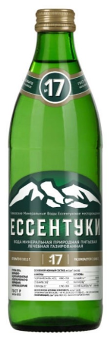 Вода КМВ 0,45л Ессентуки № 17 стекло