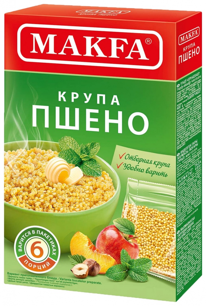 Крупа Макфа 5*80г Пшено шлифованное