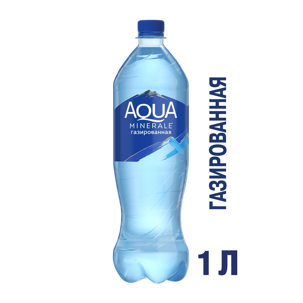 Вода Аква Минерале 1л газ пэт