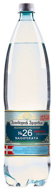 Вода Заповедник Здоровья 1,5л №26 ПЭТ