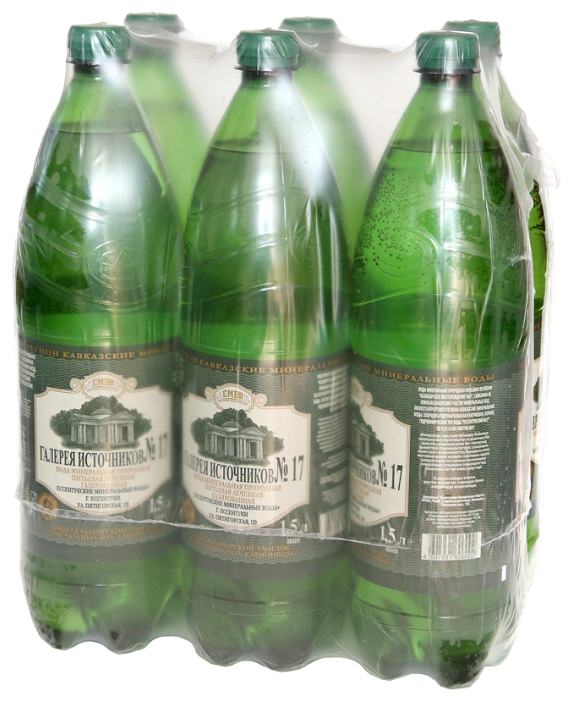 Вода Галерея Источников 1,5л №17 ПЭТ