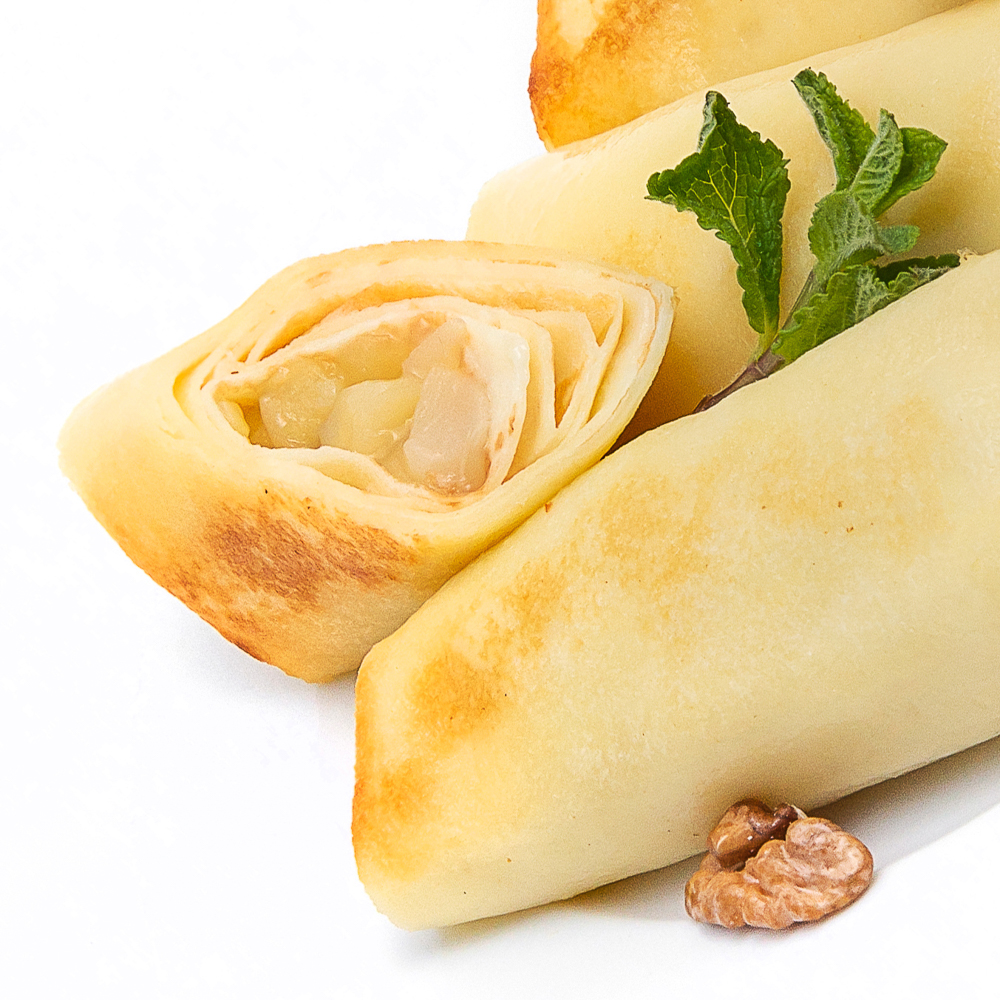 Блинчики с яблоком вес.