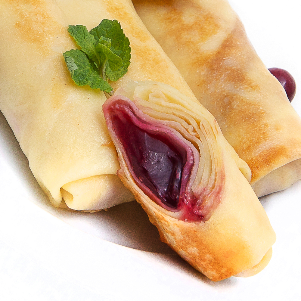 Блинчики с вишней вес.