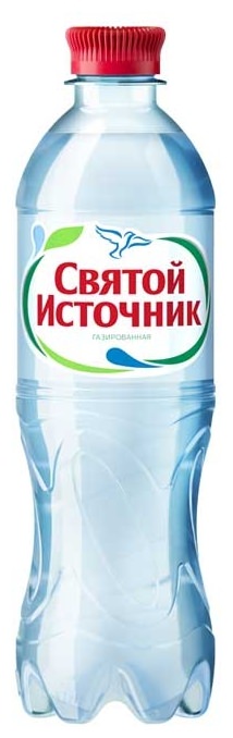 Вода Святой источник 0,5л газ пэт