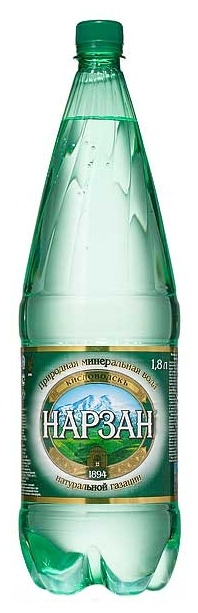 Вода Нарзан 1,0л минерал натуральной газации ПЭТ