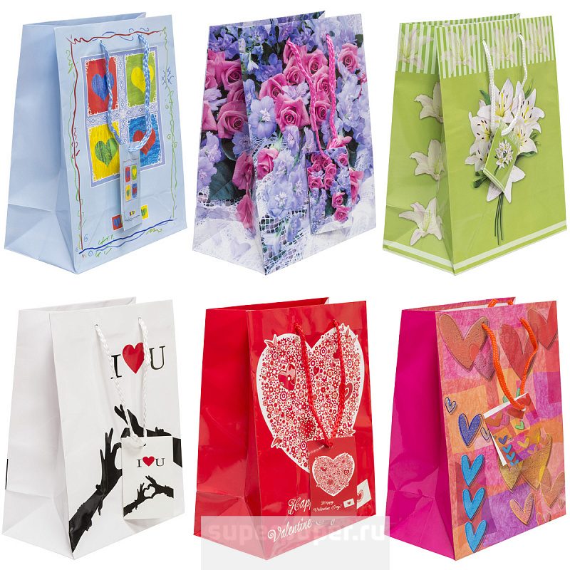 Пакет подарочный бумажный ВА