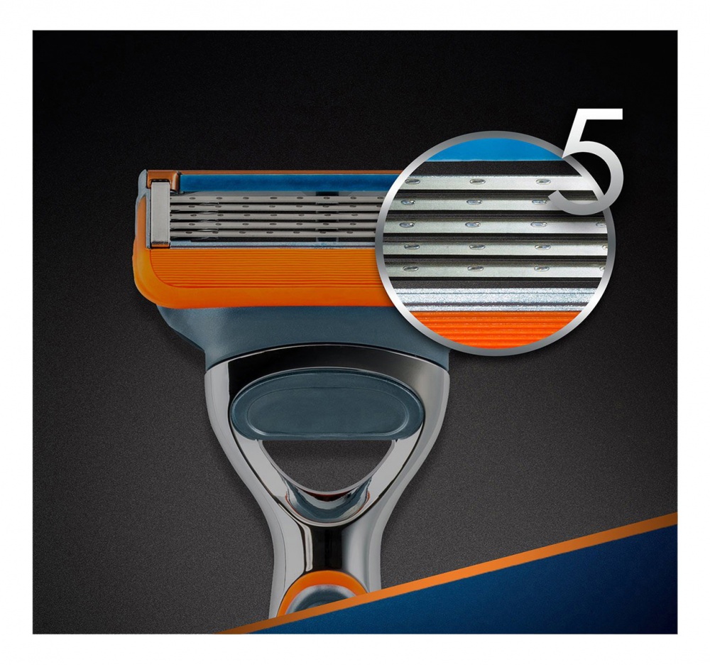 Джиллетт картридж 2шт Фьюжн Пауэр