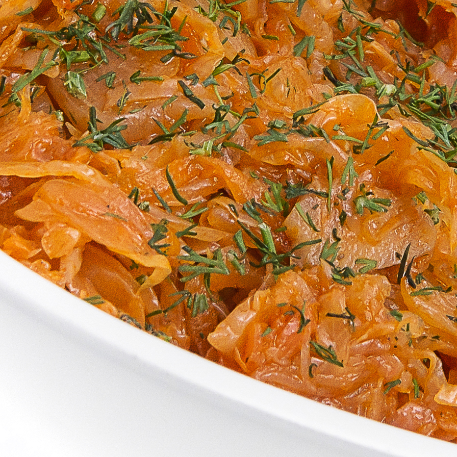 Капуста тушёная вес.