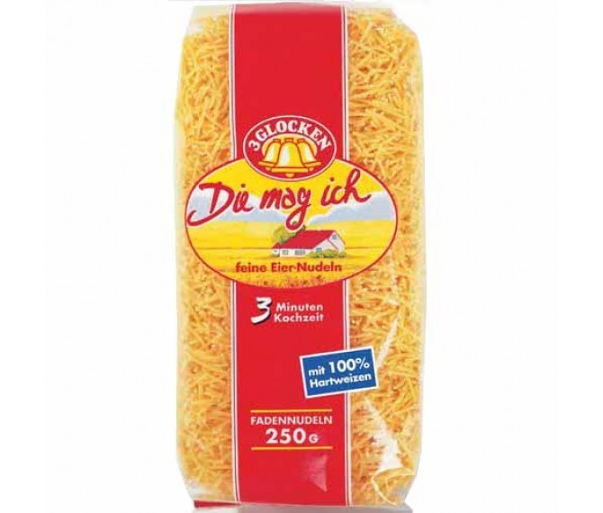 Макаронные изделия 3Глокен 250г Вермишель мелкая