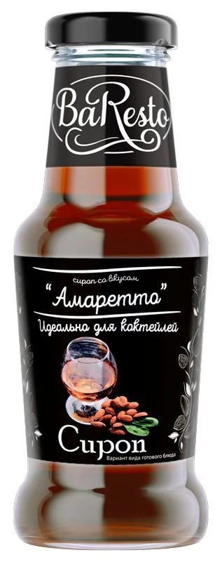 Сироп Баресто 250мл Амаретто ст/б