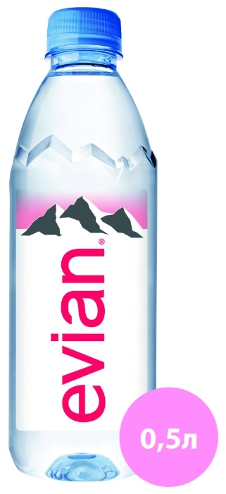 Вода Эвиан 0,330л п/эт