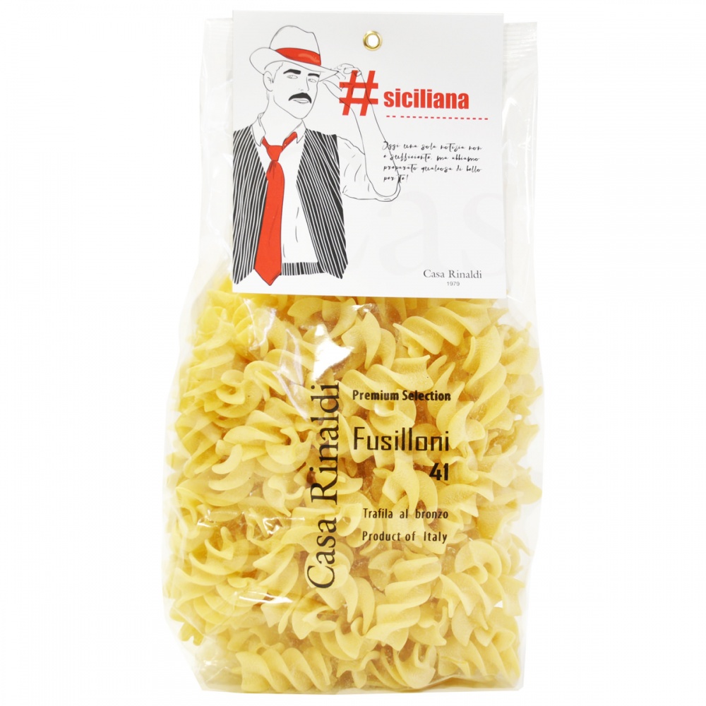 Паста Каза Ринальди 500г Премиум Фузиллони