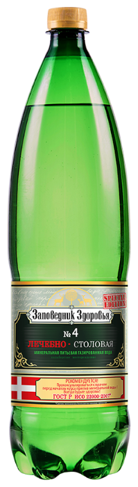 Вода Заповедник Здоровья 1,5л №4 ПЭТ