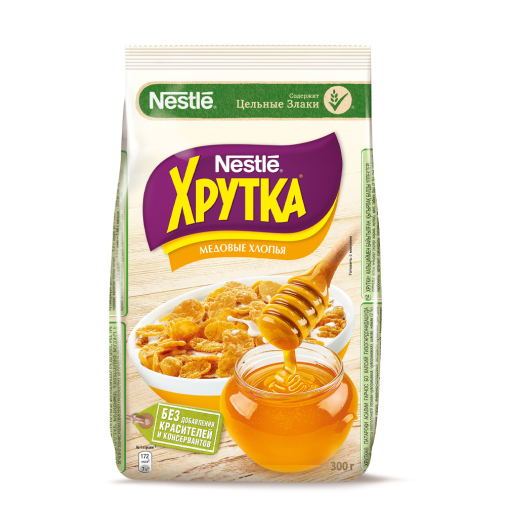 Готовые завтраки Хрутка 270г Медовые хлопья