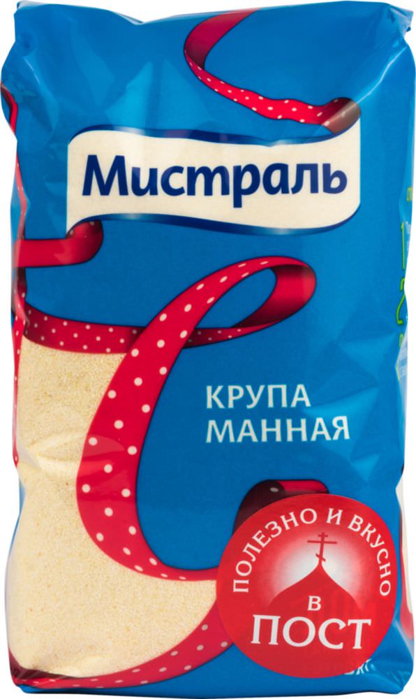 Крупа Мистраль 800г Манная