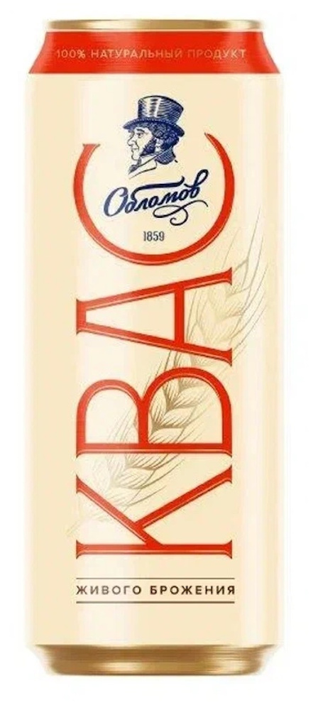 Квас Обломов 0,45 ж/б