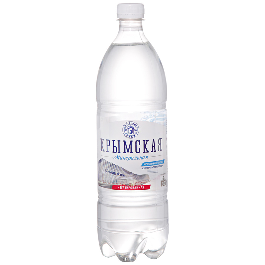Вода Крым 1л мин столовая негаз Крымская пэт