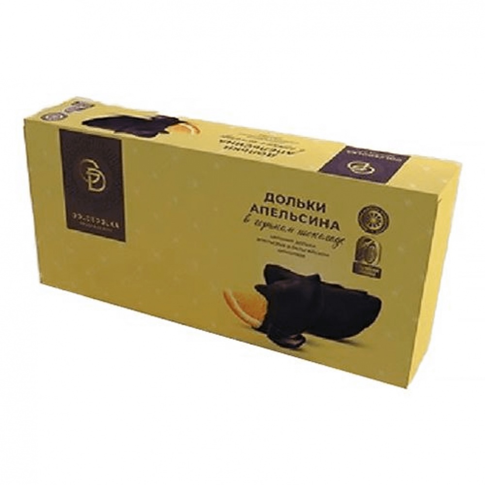 Дольки Апельсина Дольчедолька150г в горьком шоколаде