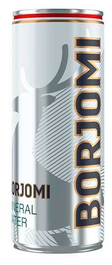 Вода Боржоми 0,33 газ ж/б