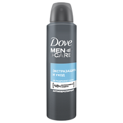 Дав антиперспирант-аэрозоль 150мл Экстразащита+уход д/муж.