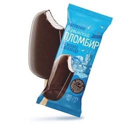 Мороженое Крымский пломбир 70г Эскимо пломбир в шок (30)