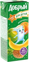 Сок Добрый 0,2л мультифрукт т/п