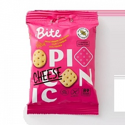 Крекеры Байт 60г соленые сыр,сливки,лук порей