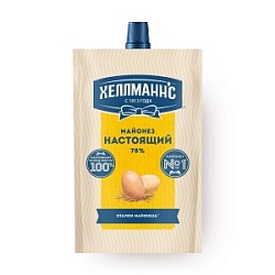 Майонез Хеллманнс 300г Настоящий д/п