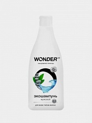 Шампунь Вондер Лаб 550мл Эко 2в1 д/всех типов волос мужской