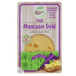 Сыр Радость Вкуса 125 Маасдам Голд 45% слайсы