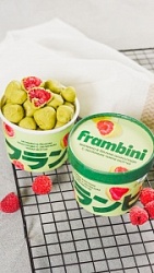 Свежая малина Фрамбини 130г в бел и мол шок с зелен чаем Матча быстрозамороженная