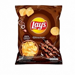 Чипсы Лейз 140г Шашлык