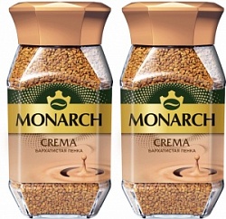 Кофе Монарх 95г Крема раств.ст/б