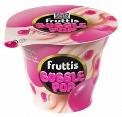 Йогурт Fruttis 180г Бабл-Гам Желейные шарики 4,4%