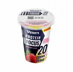 Напиток молочный Venn s 250г Высокобелковый Клубника-Банан обезжир стакан