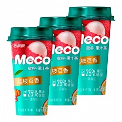 Напиток MECO 400мл Фруктовый чай со вкусом личи и маракуйя ПЭТ
