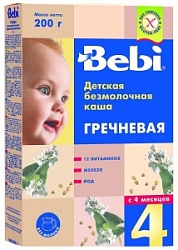 Каша Беби Премиум 200г Гречневая безмолочная 4+