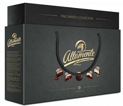 Конфеты Коммунарка 370г Алтаменте черная коробка