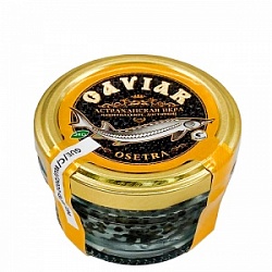 Икра Русский икорный дом 60г Астраханка Паюсная черная ст/б