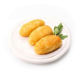 Зразы картофельные с грибами п/ф с/м вес.