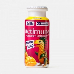 Напиток кисломолочный Актимуно 95г Детский Ананас-Ананас 1,5% бут