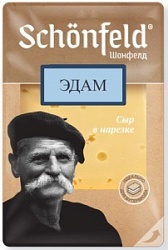 Сыр Шенфельд 125г Эдам нарезка 45%