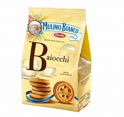 Печенье Мулино Бьянко 260г песочное Баиокки