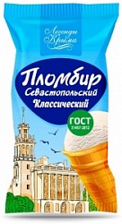 Легенды Крыма мороженое 80г пломбир Ялтинский шоколад в ваф/ст