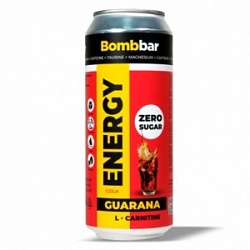 Напиток энергетический Бомббар 450мл L-Карнитин Гуарана Кола ж/б