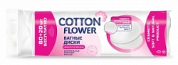 Ватные диски Коттон Флауэр 100 шт (80+20 шт)