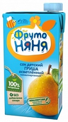 ФрутоНяня сок 0,5 л Груша осветлённый гипоаллергенный