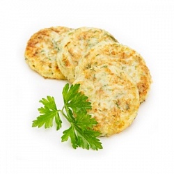 Оладьи из кабачков вес.